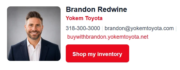 Horizontal Lead2Lot email signature layout